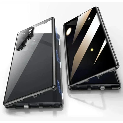 Galaxy S26 Ultra Anti-Spy Magnetic Double Glass Phone Case