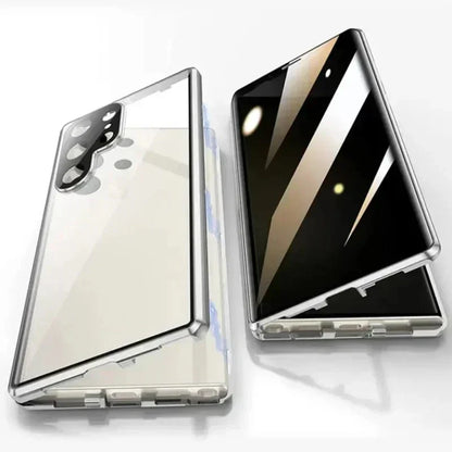 Galaxy S26 Ultra Anti-Spy Magnetic Double Glass Phone Case