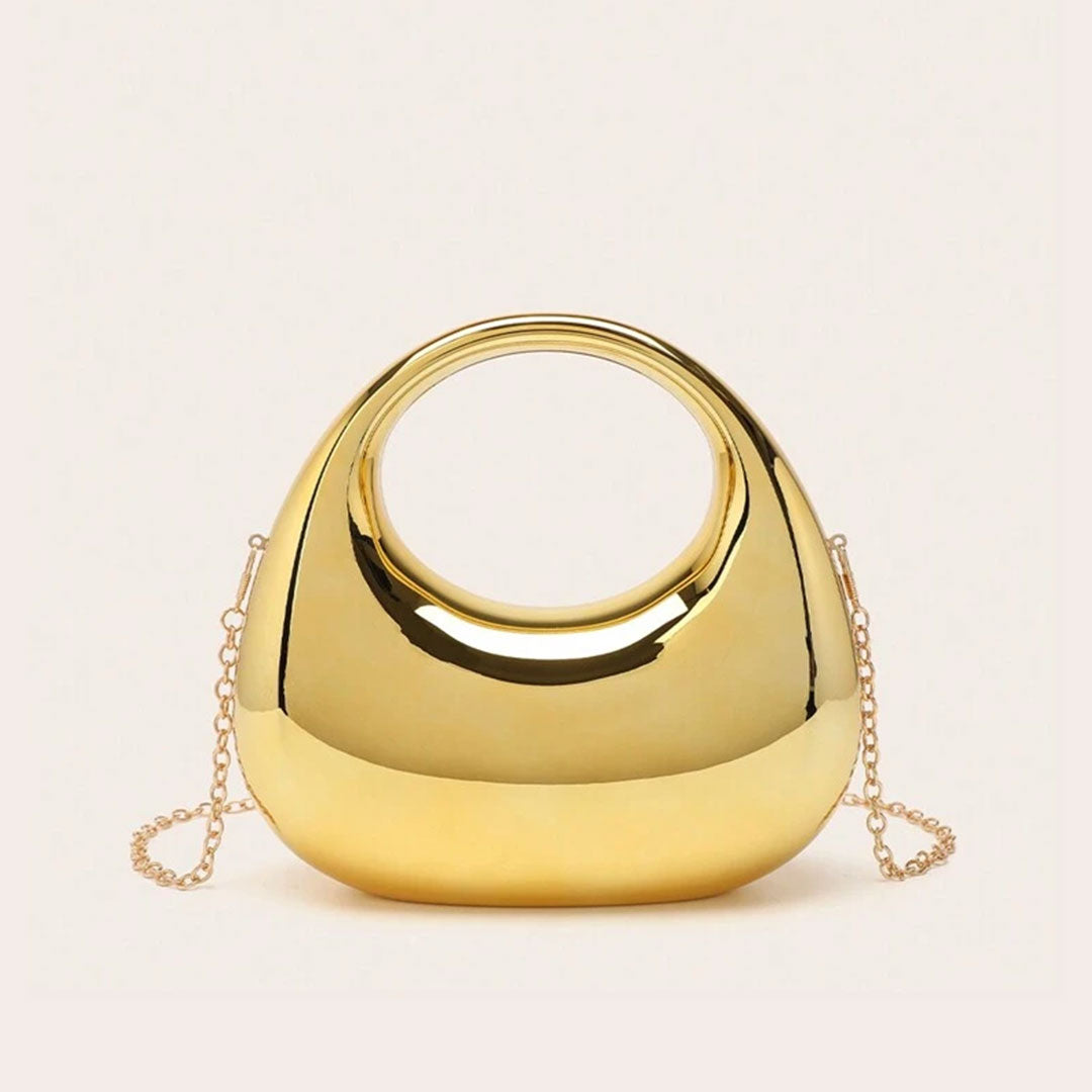 Luxe Halo Gold Sling Bag